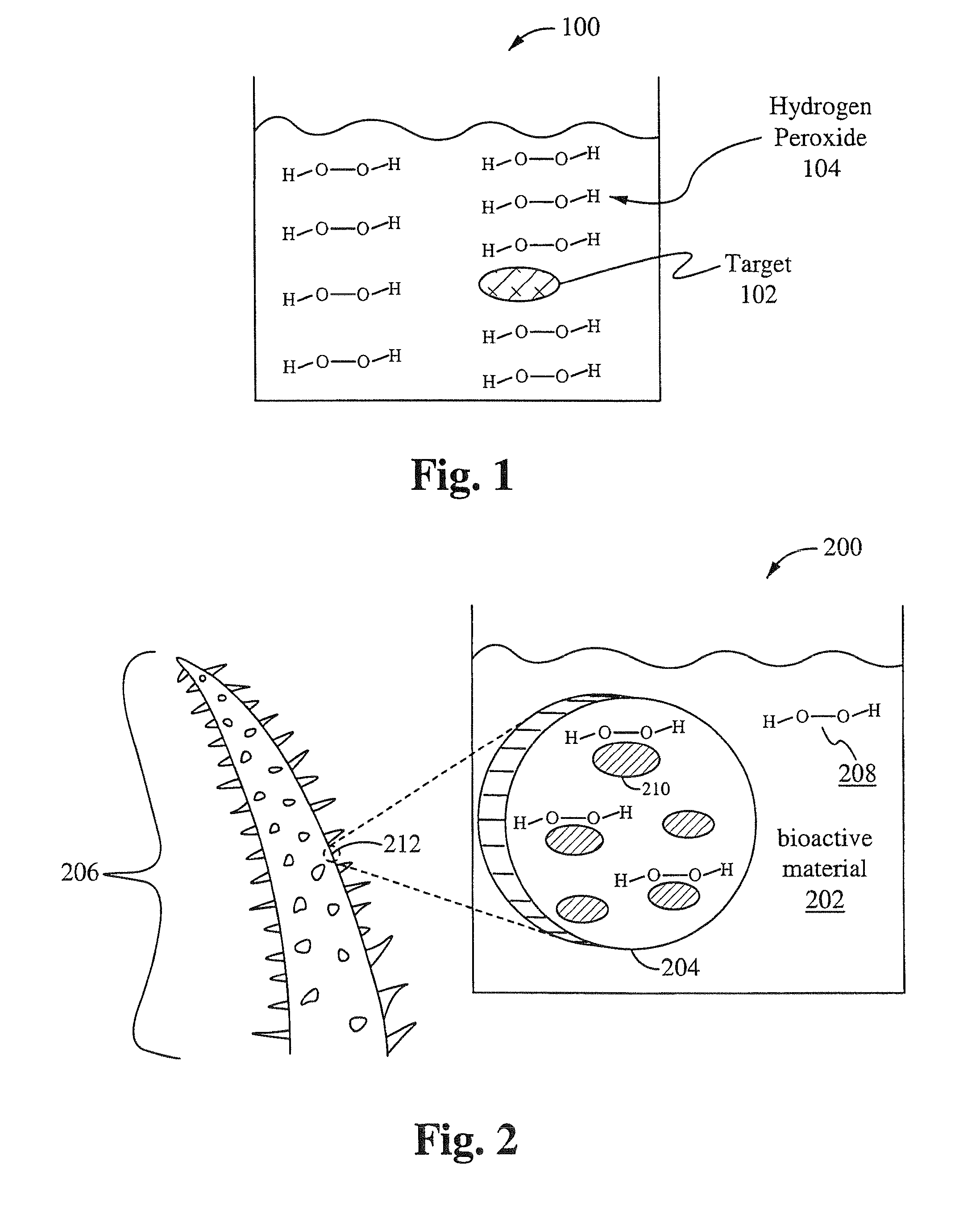 Treating a bacteria-induced gastric disorder with a mixture having pomegranate and hydrogen peroxide