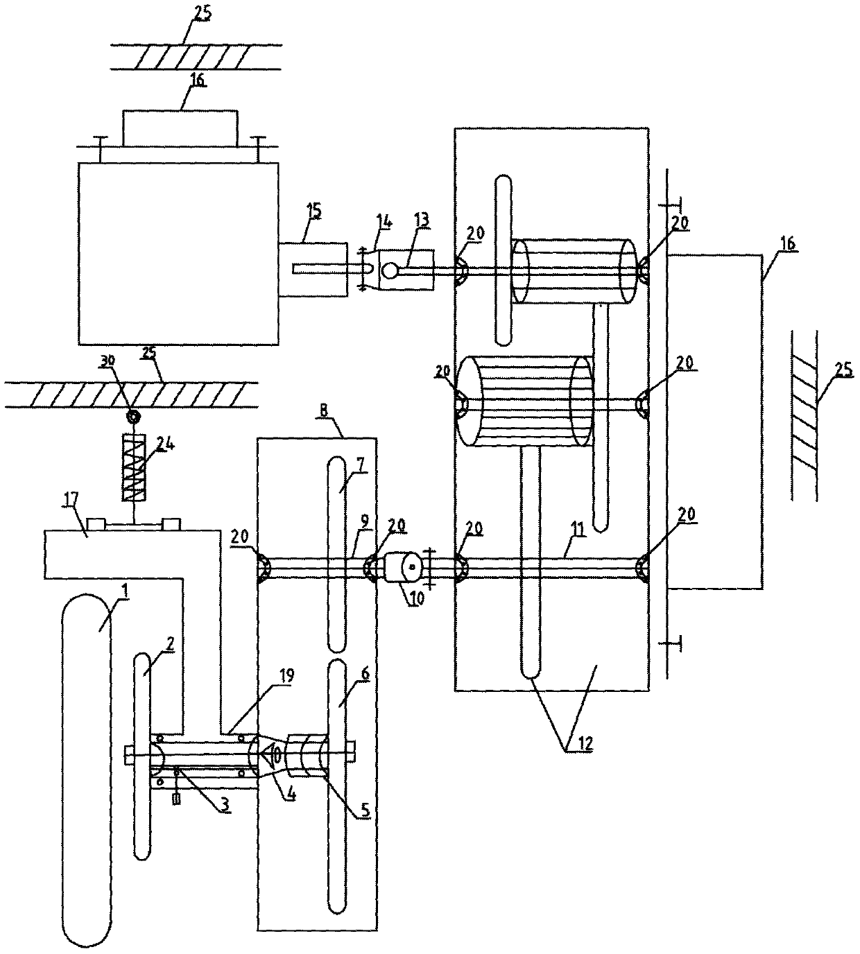 Wheel stabilization structure capable of generating power by utilizing integrated kinetic energy in vehicle running