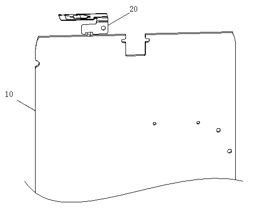 Antenna and on-off key integrated FPC (flexible circuit board) and mobile terminal