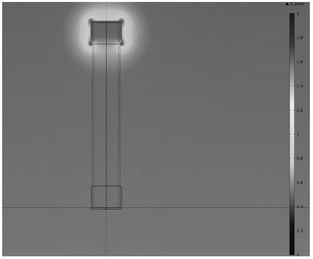 Local discharging detection method of insulating draw bar based on electric field calculation and X-ray excitation