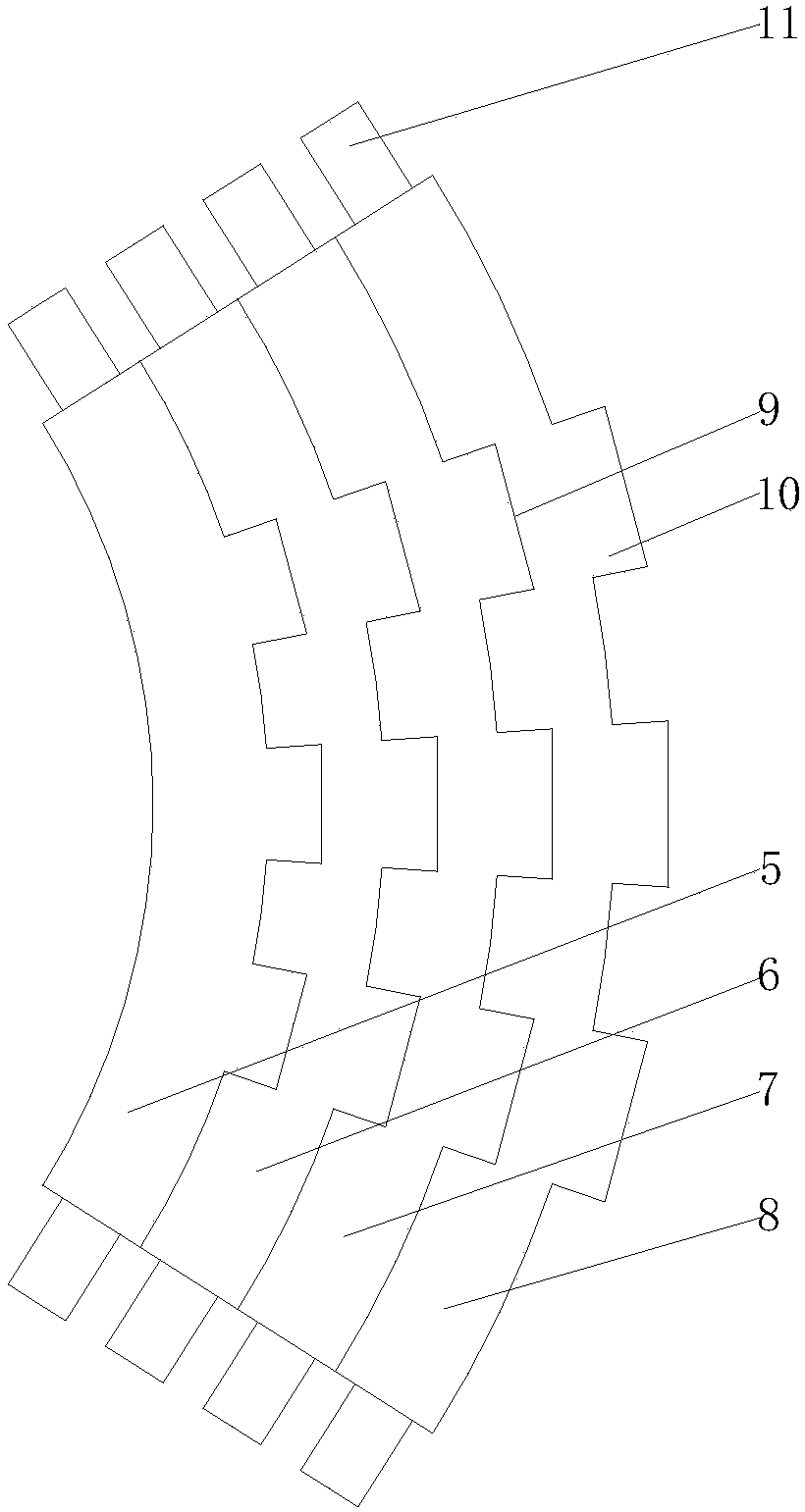 Elbow welding fixing fixture for engineering construction