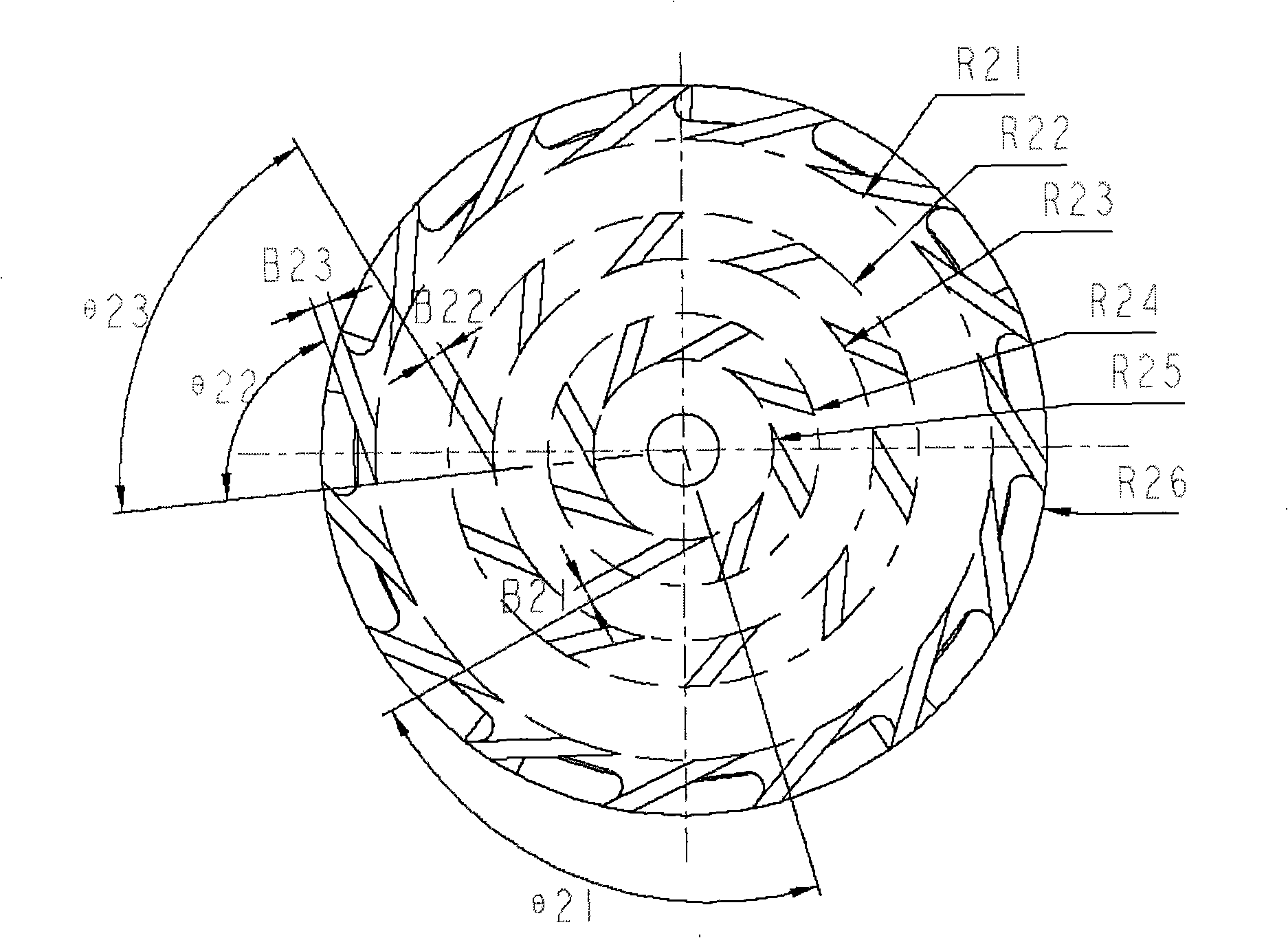 Miniature molecular pump utilizing leaf disc rotor