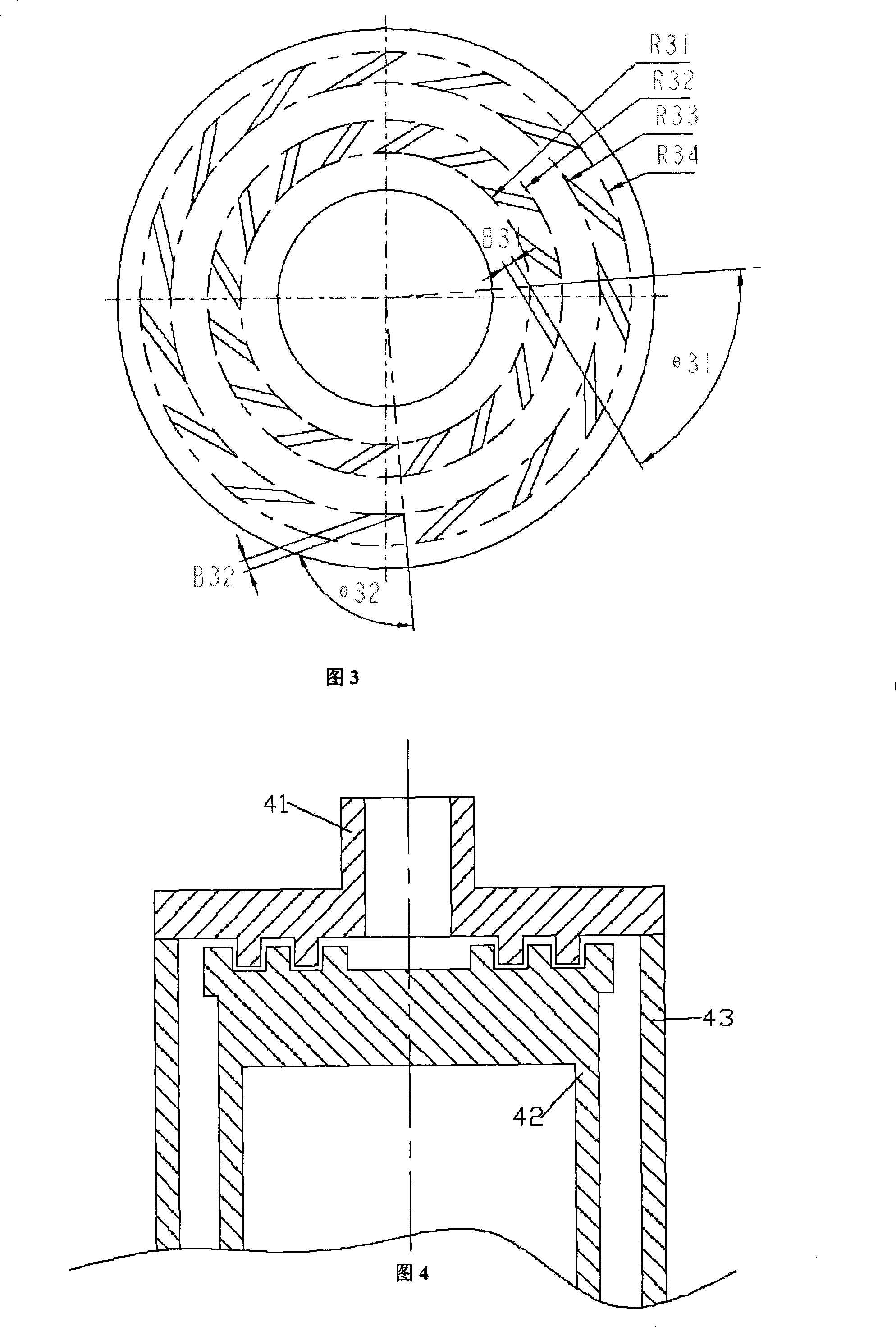 Miniature molecular pump utilizing leaf disc rotor