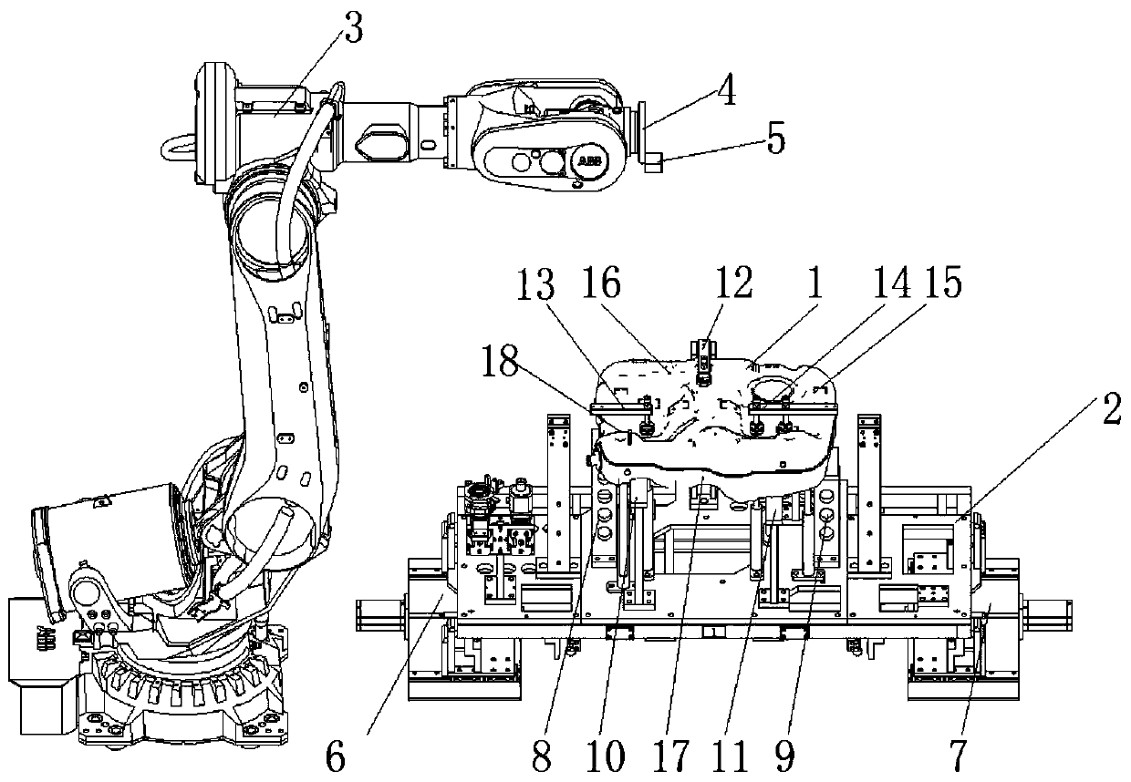 Detection method based on equipment for quickly detecting consistency of fuel tank tooling plates