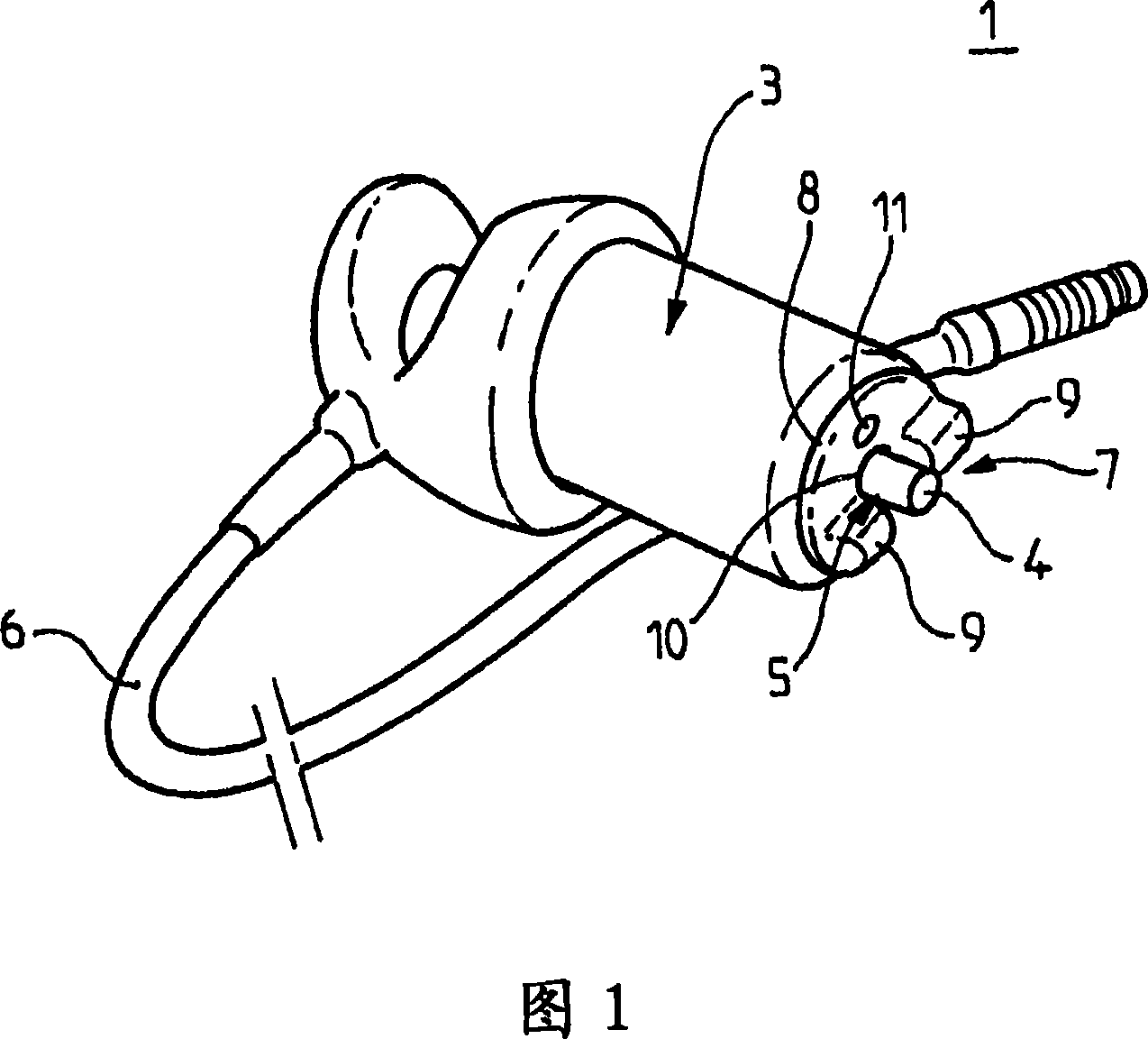 Instrument for measuring organ elasticity, of the type comprising a centring means