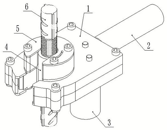 Steel bar splicing sleeve screwing pipe wrench