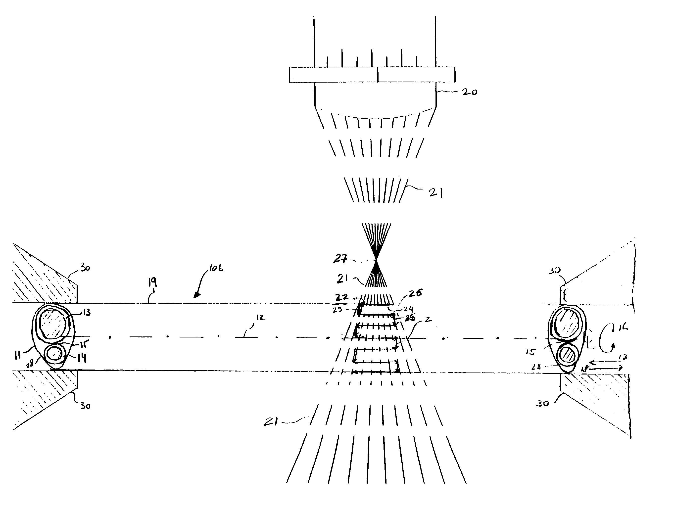 Square-wave laser bonding