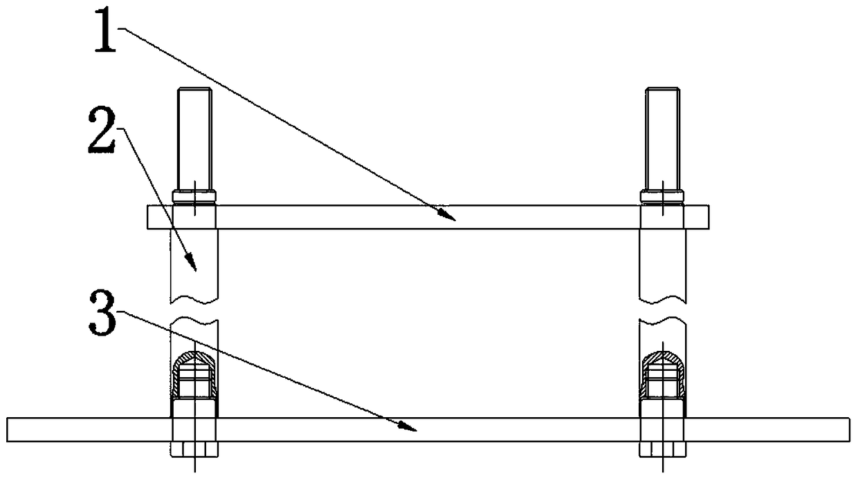 An underwater operating device for removing and installing core web bolts