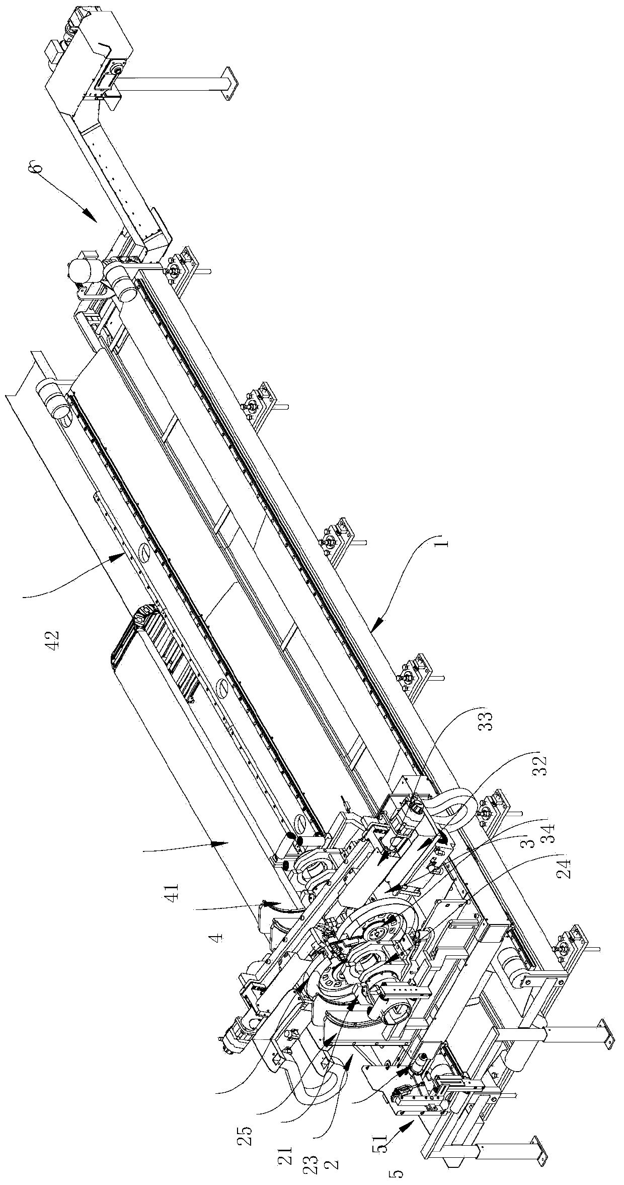 Saw cutting machine for special pipes