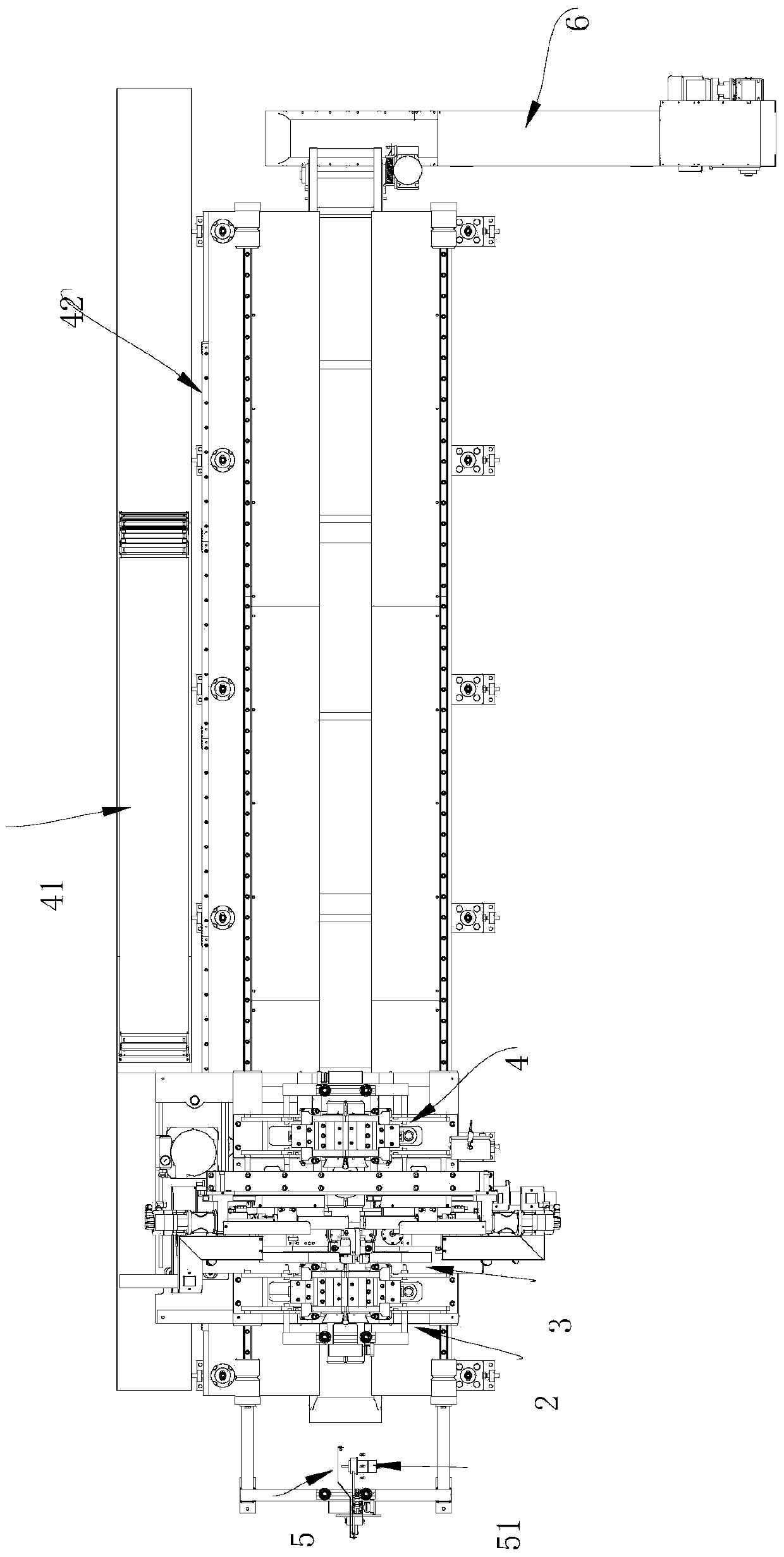 Saw cutting machine for special pipes