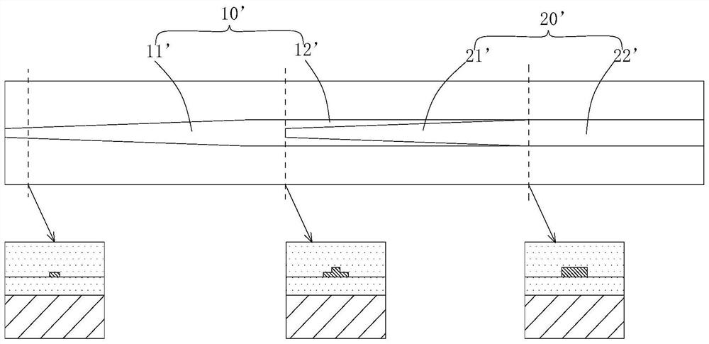 Spot-size converter and silicon optical integrated chip