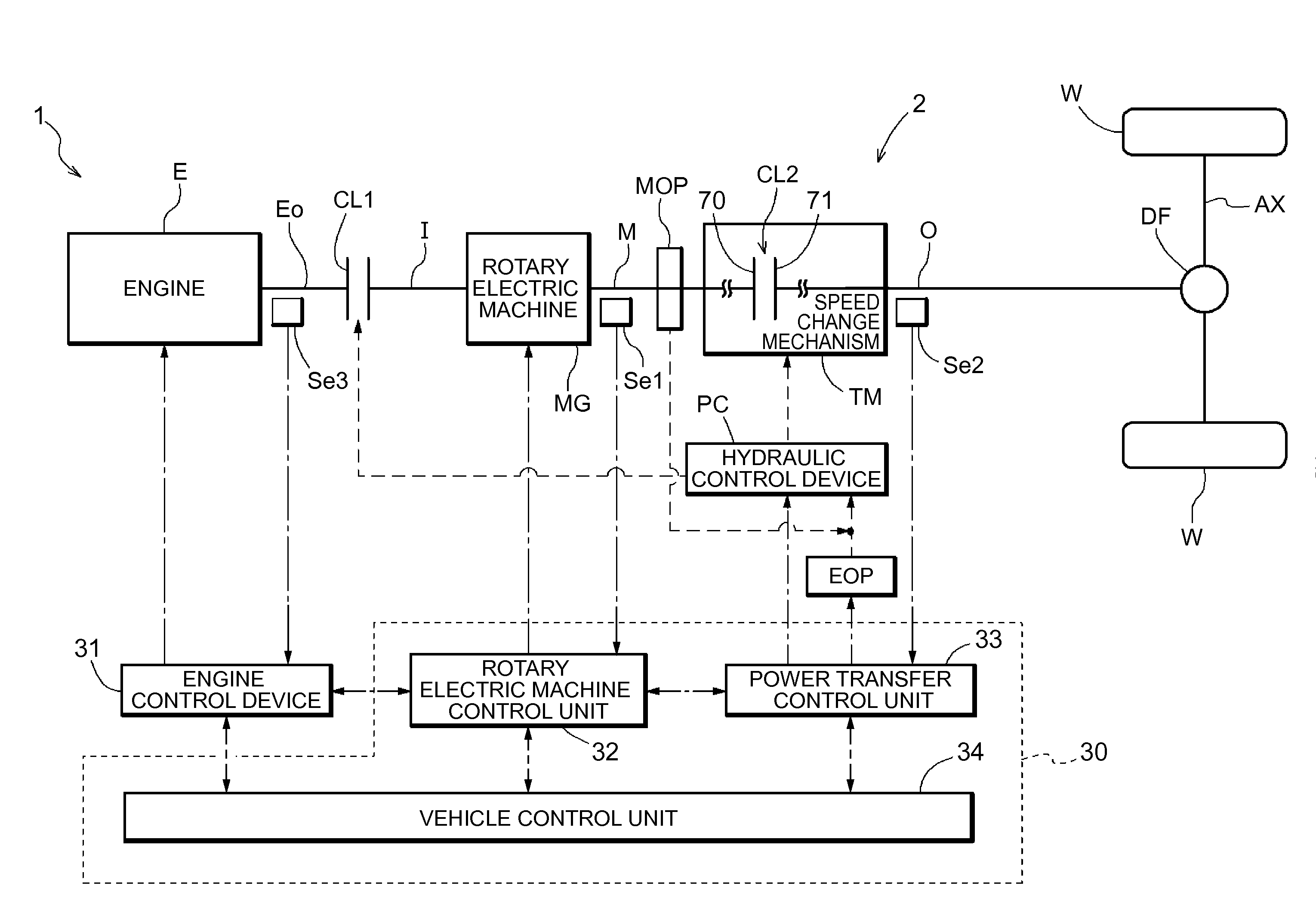 Control device for vehicle drive device