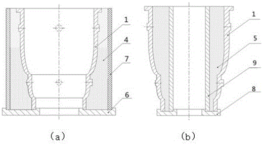 Finish machining die and method for titanium alloy thin-walled shell casting blank