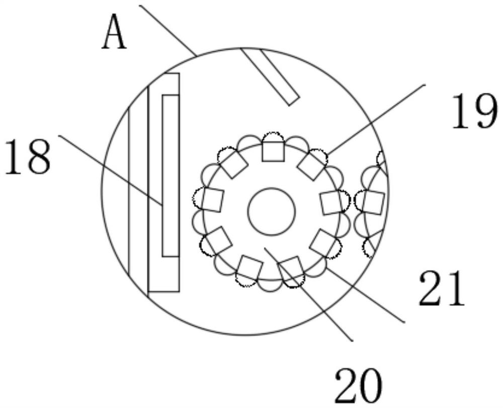 Efficient mixing device for medical granular medicines