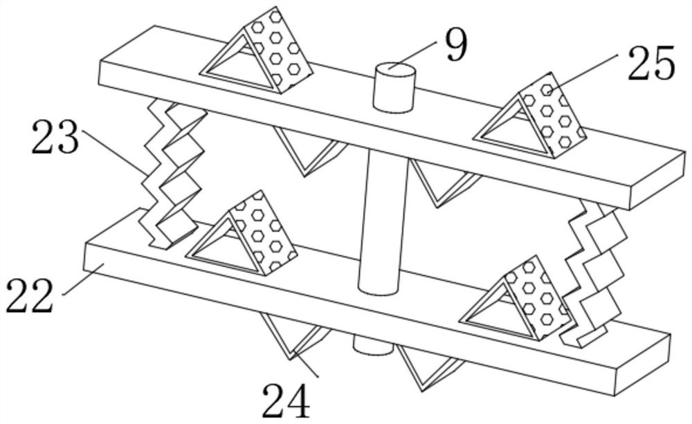 Efficient mixing device for medical granular medicines