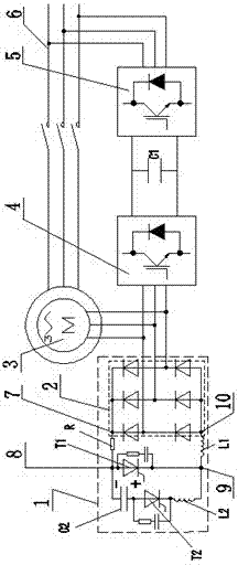 Method and device for protecting wind generating set during electric network voltage dip in short time