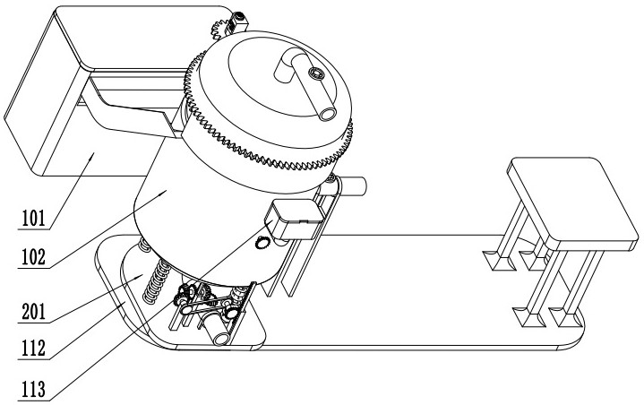 Organic matter treatment device based on industrial wastewater