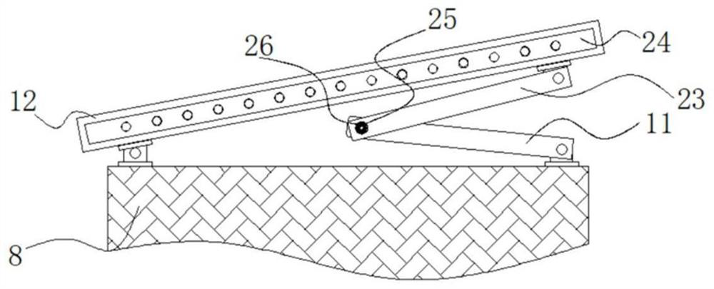 Soil remediation agent spraying device for soil remediation