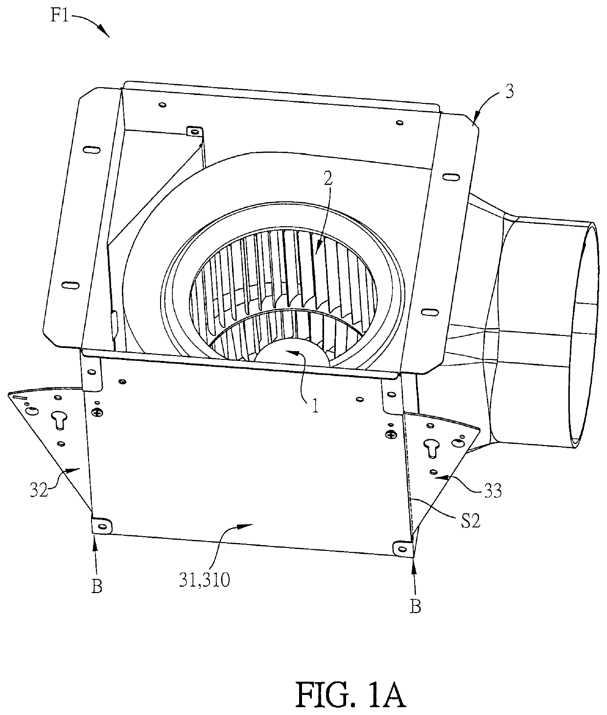 Ventilating fan and frame structure thereof