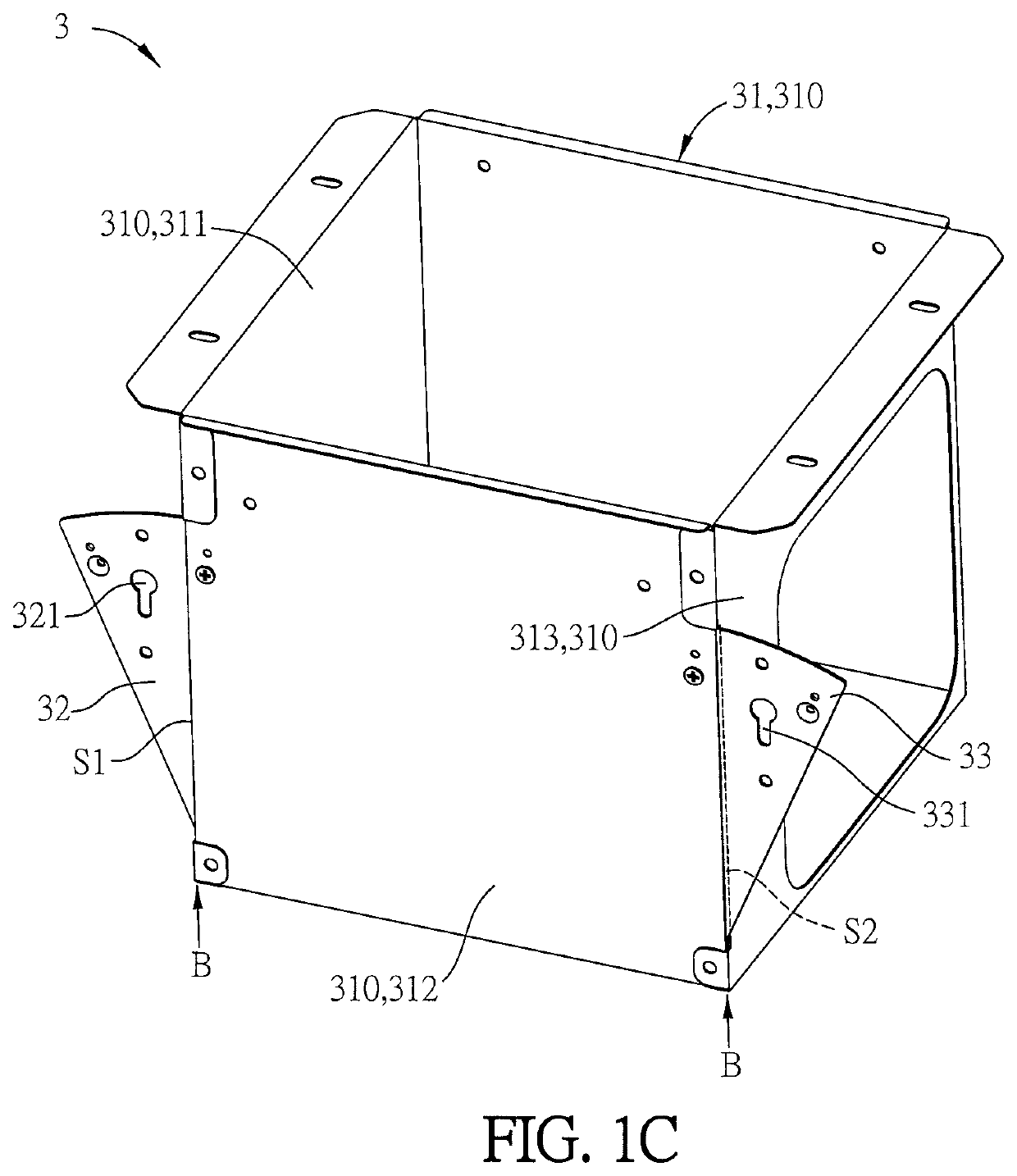 Ventilating fan and frame structure thereof