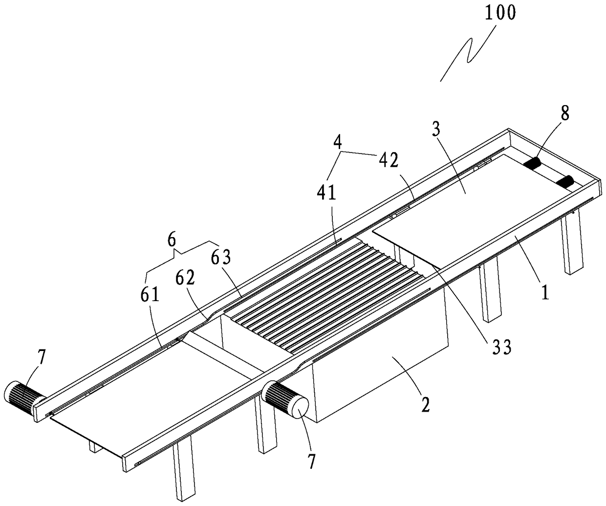 Device and method for fabricating bamboo delamination into fibers