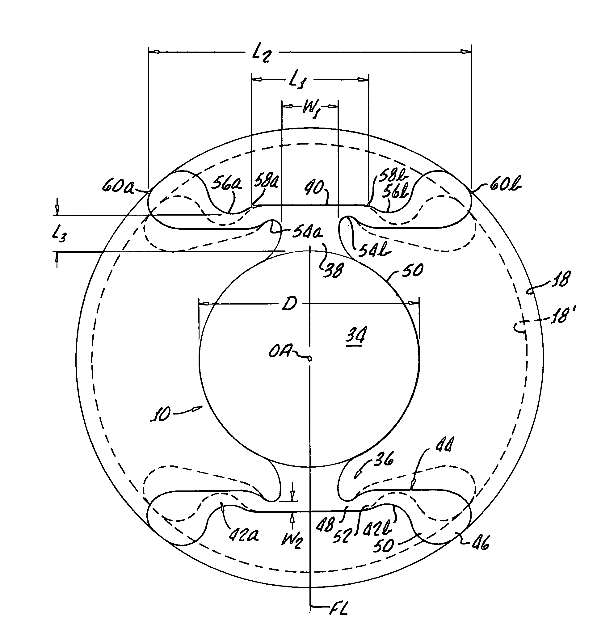 Foldable angle-fixated intraocular lens