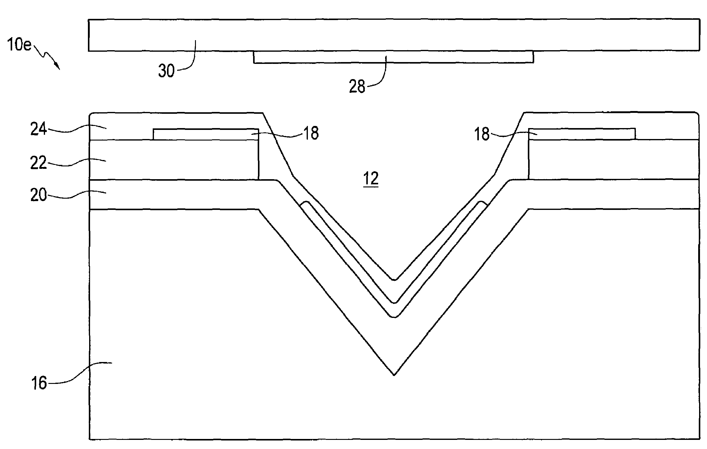 Low voltage microcavity plasma device and addressable arrays