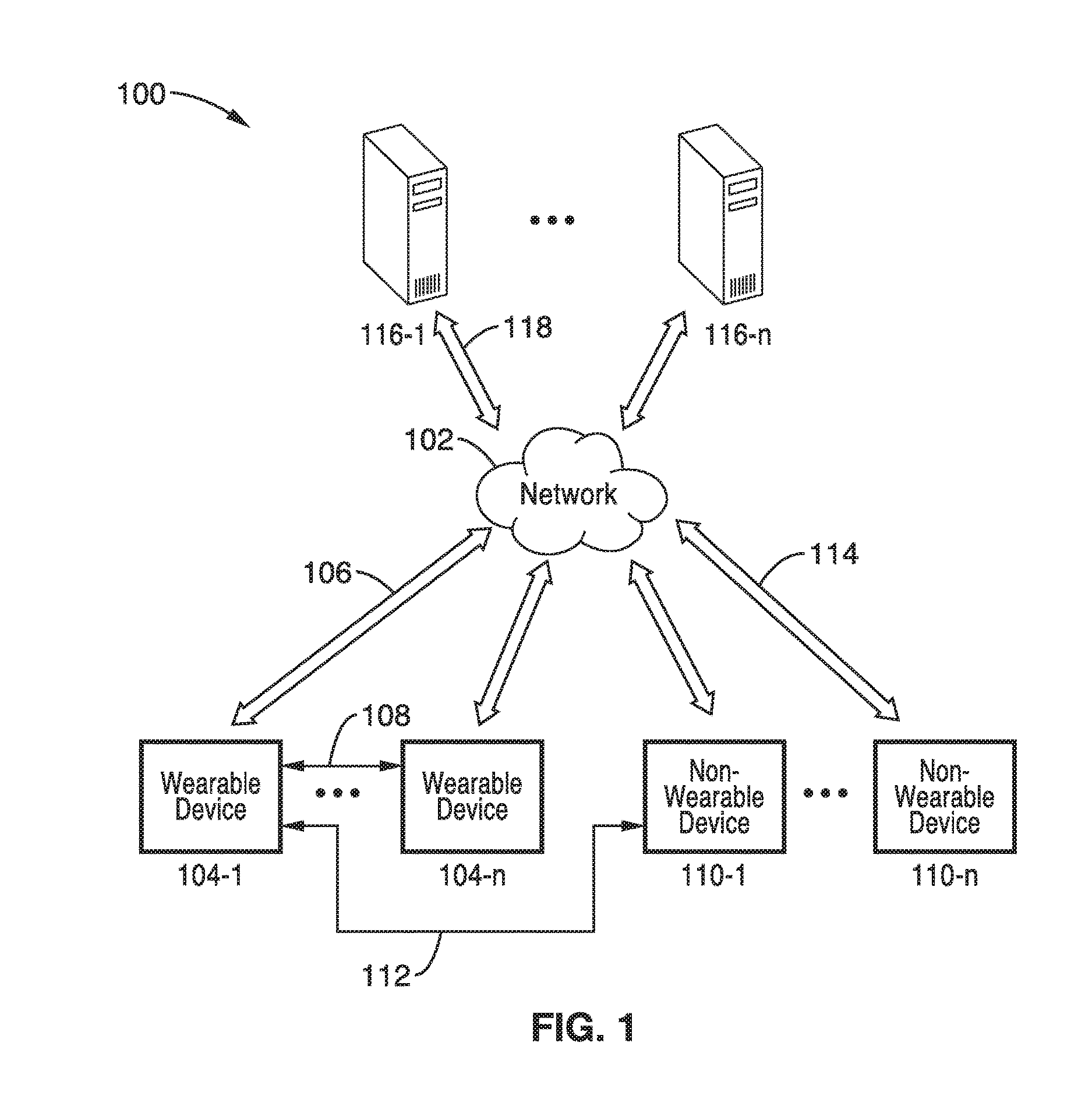 Smart wearable devices and methods with power consumption and network load optimization