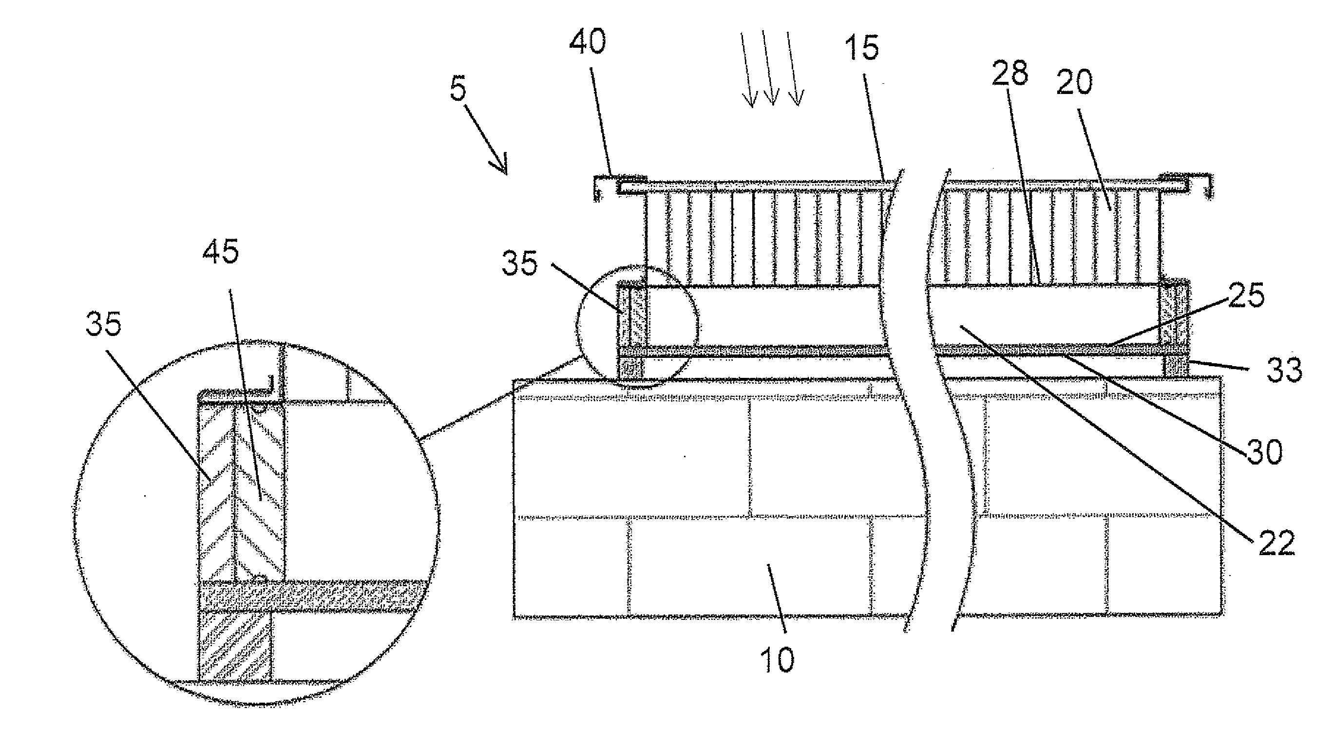 Solar thermal collecting system