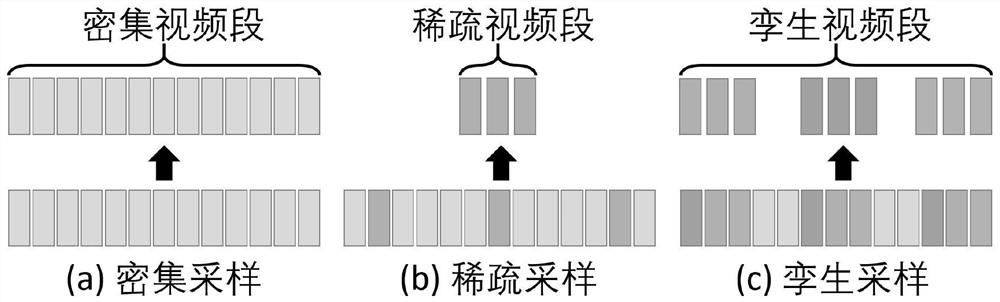 Video question answering method based on self-driven twinborn sampling and reasoning