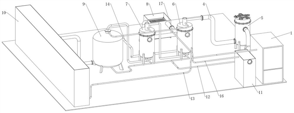 Activated carbon adsorption device applying hollow microspheres