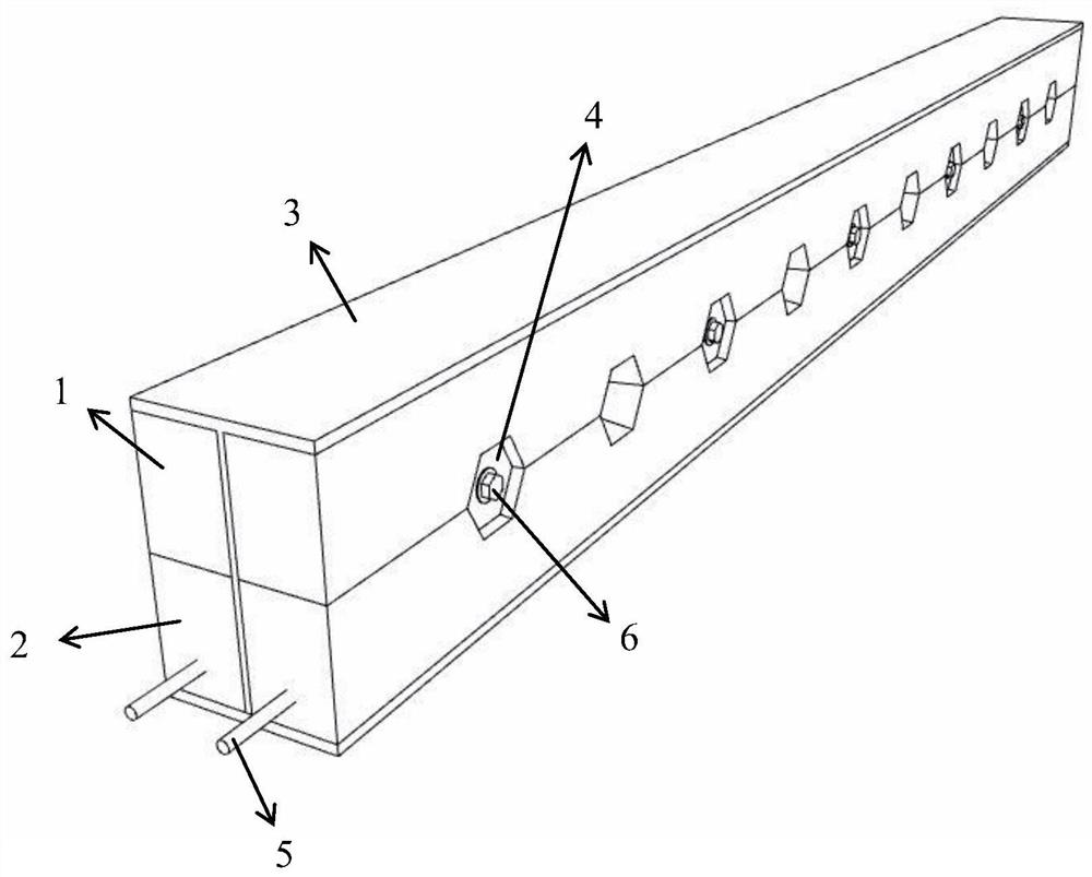 Prefabricated prestressed high performance concrete composite beam and its construction method based on dry connection