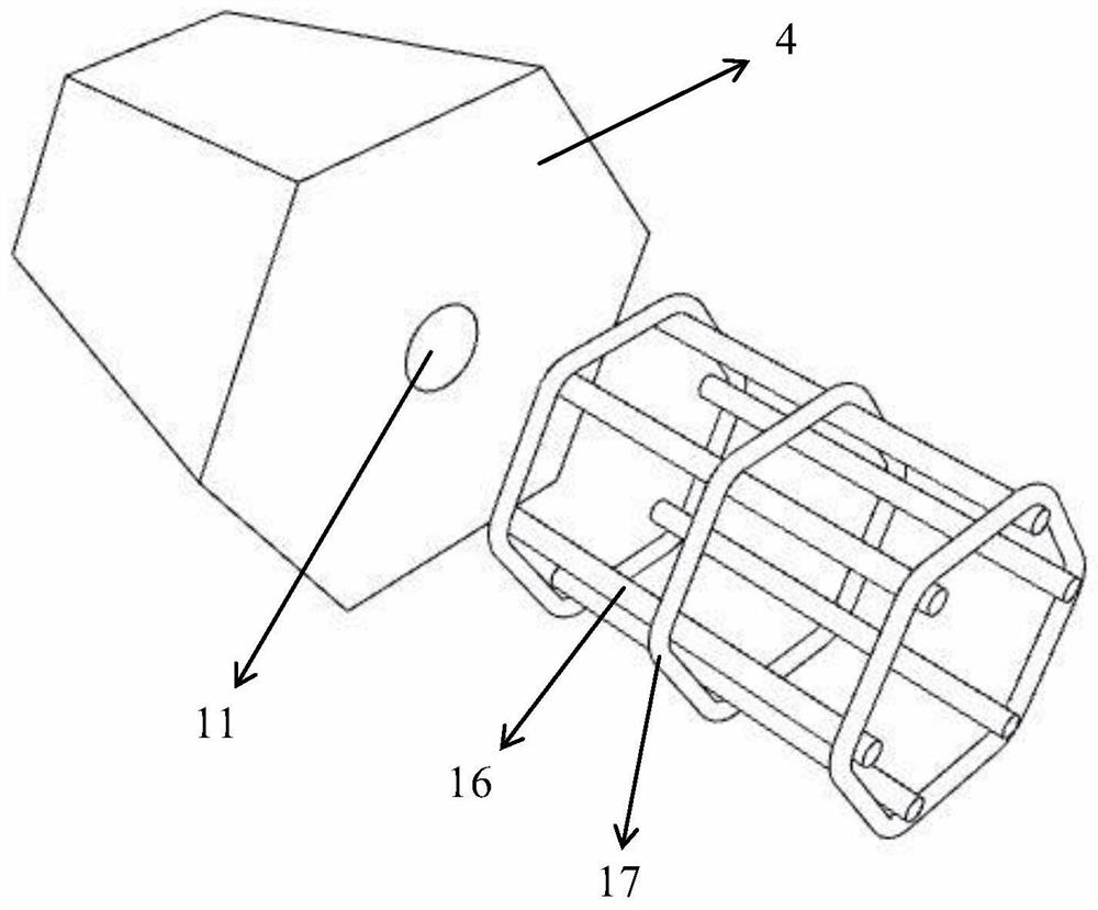 Prefabricated prestressed high performance concrete composite beam and its construction method based on dry connection