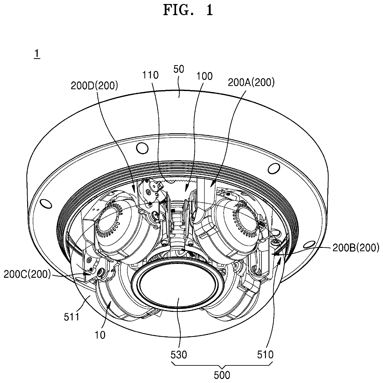 Multi-camera apparatus and image capturing system including the same