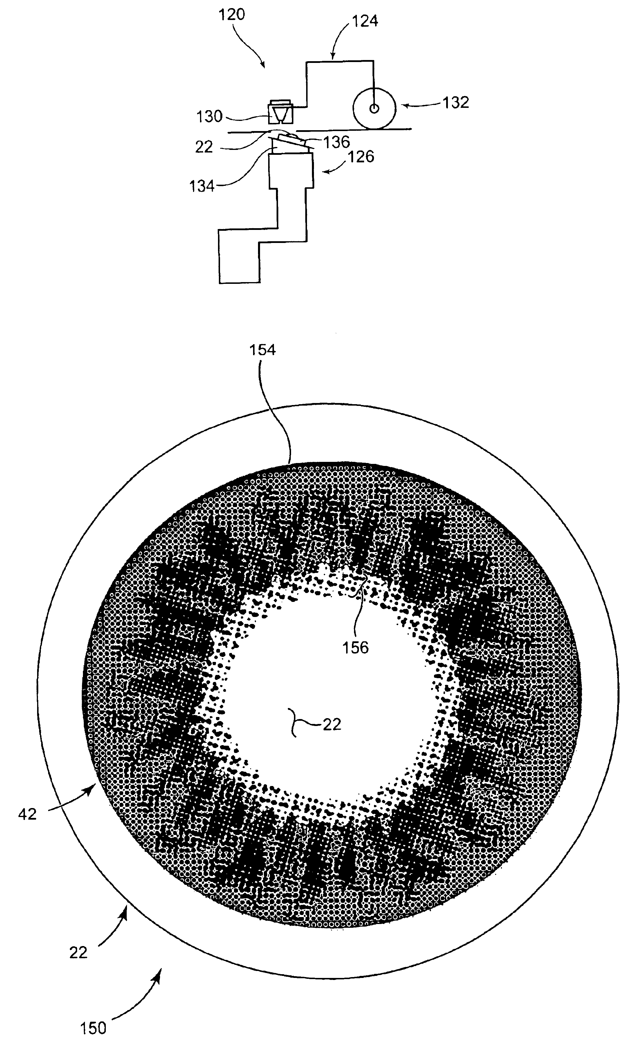 Colored contact lens and method of making same