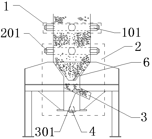 Auxiliary selection device for fluidized bed jet mill