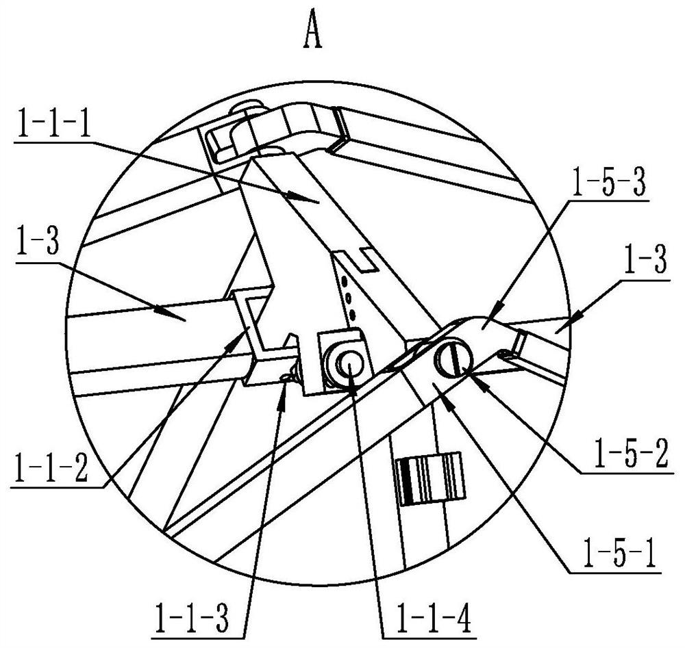 Dragging unfolding type high-rigidity stretching arm with high spatial folding-unfolding ratio