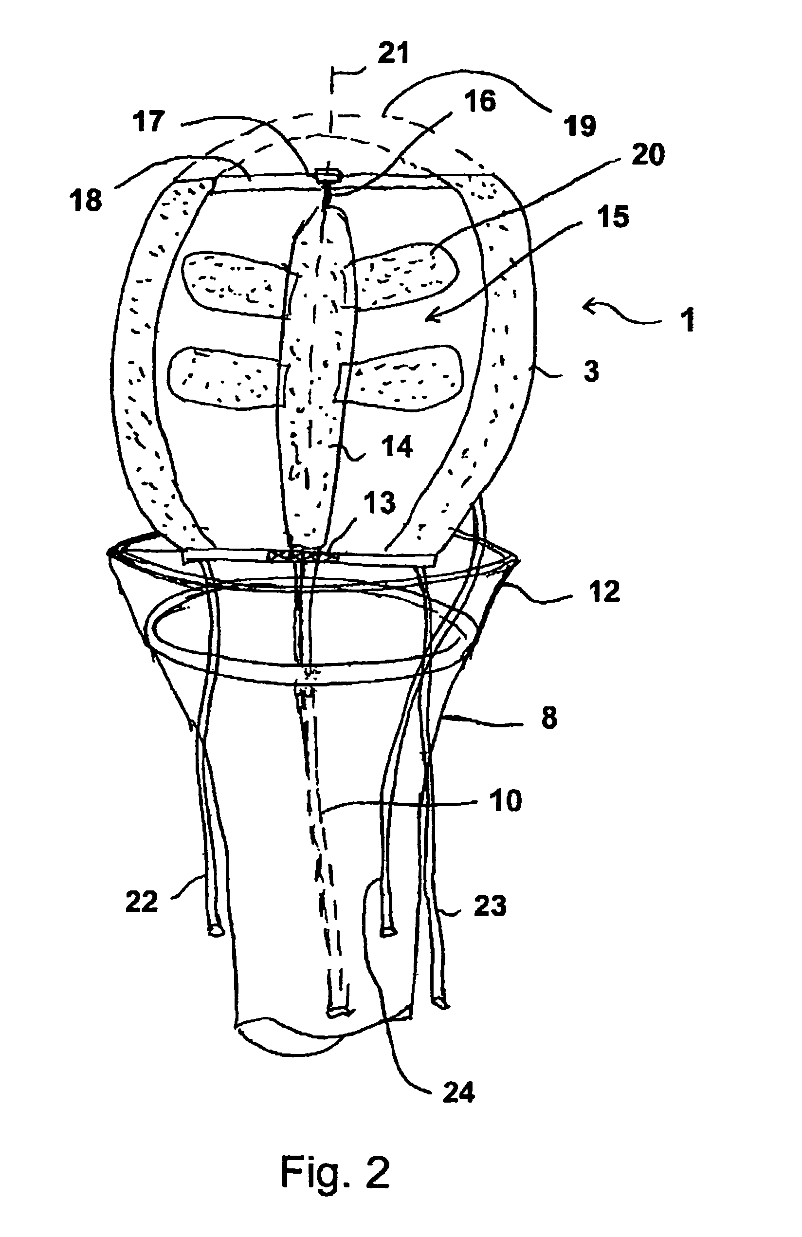 Compressible rotor for a fluid pump