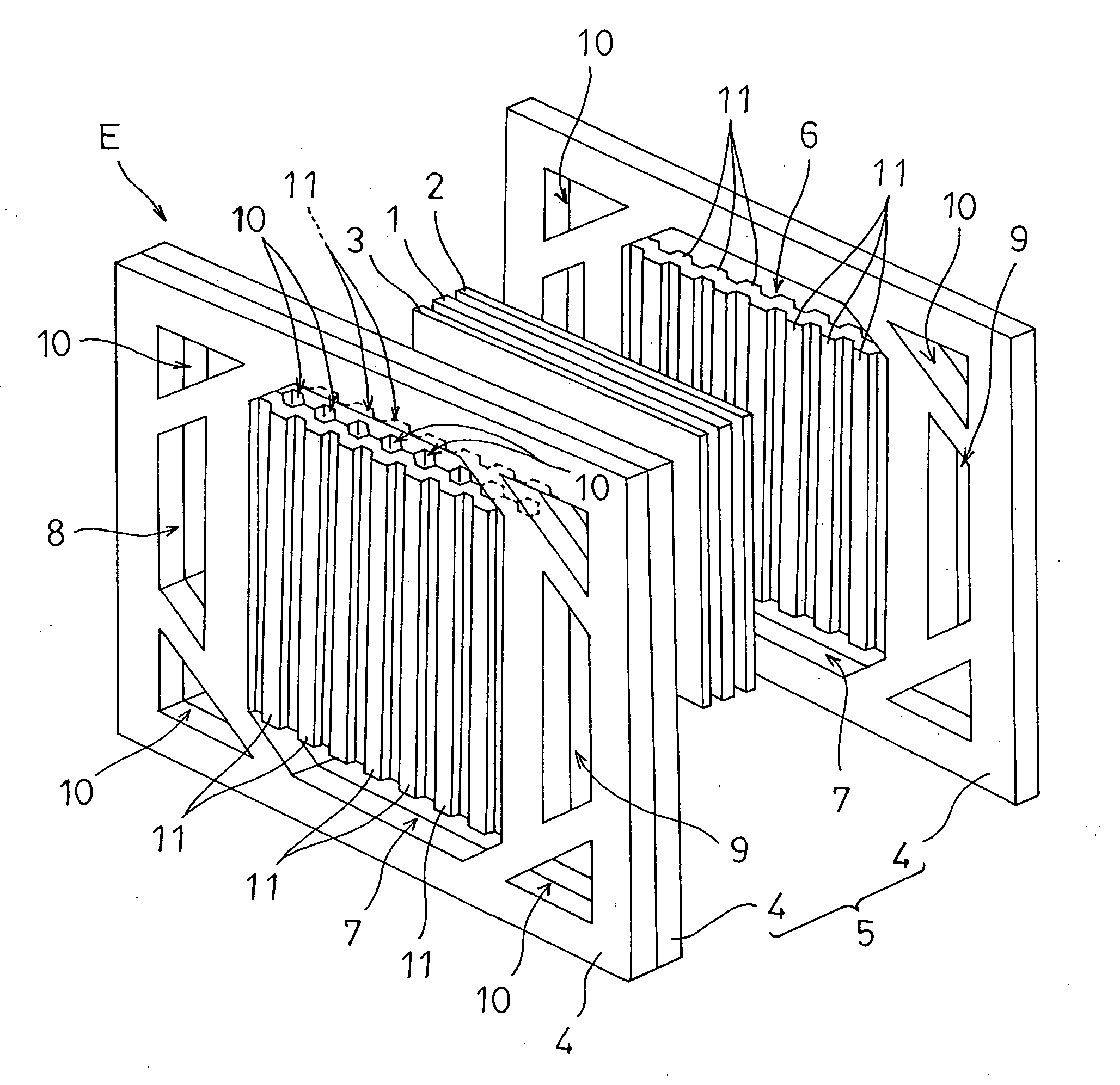 Separator for Fuel Cell and Process for Producing the Same