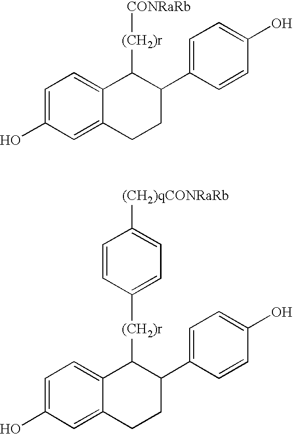 Compounds with hydroxycarbonyl-halogenoalkyl side chains