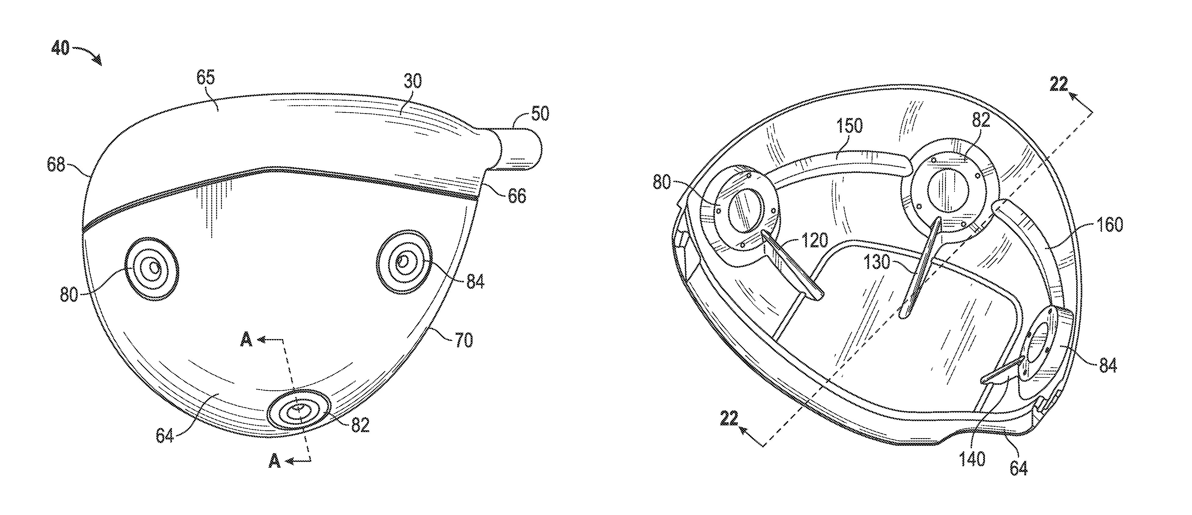 Golf club head with composite weight port