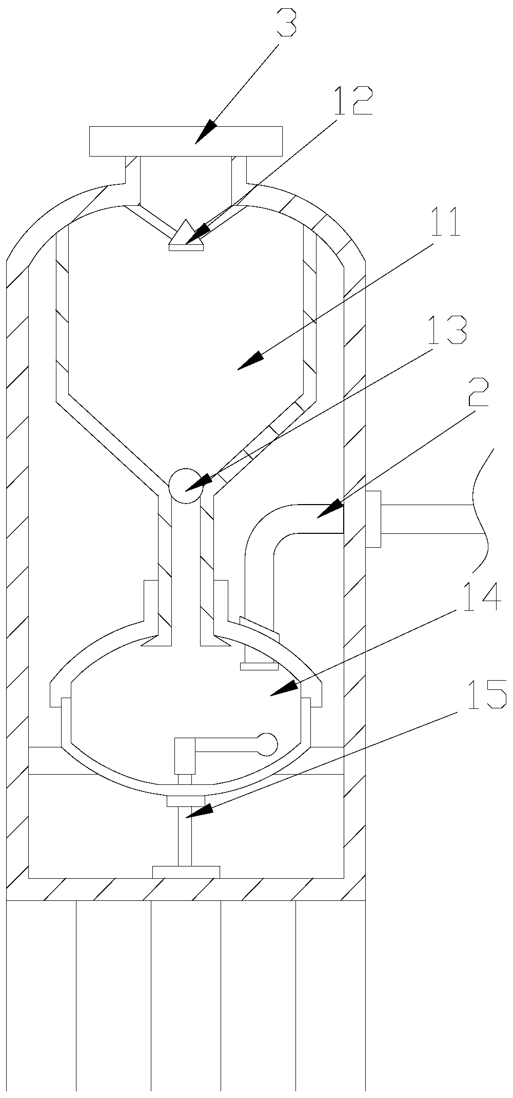 Quantitative dough kneading fermentation machine for food fermentation