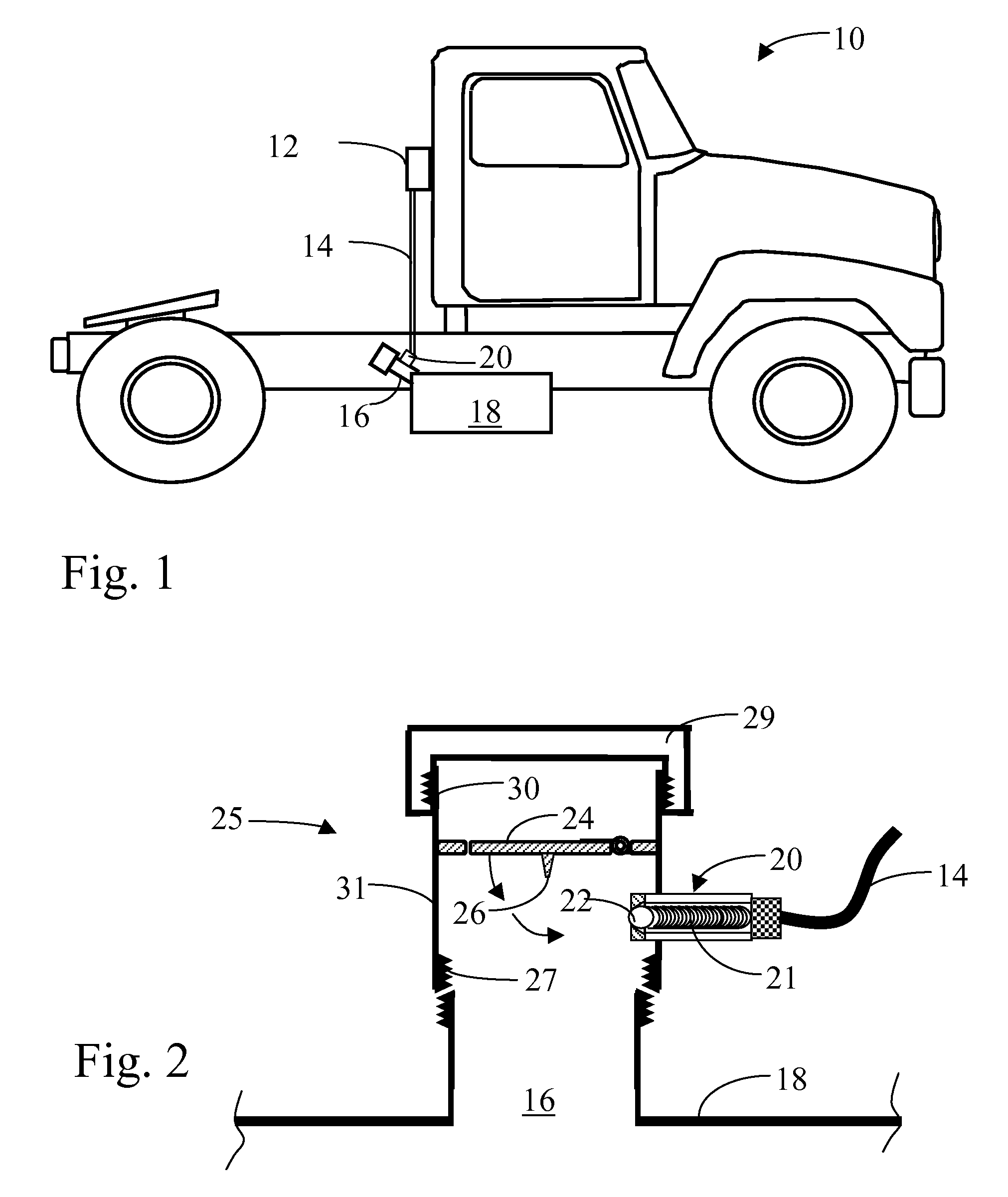 Gravity feed ball-in-seat valve with extension unit for dosing fuel additives