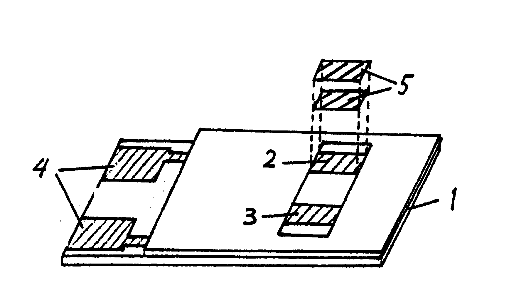 Test paper matched to blood sugar tester and its preparing method