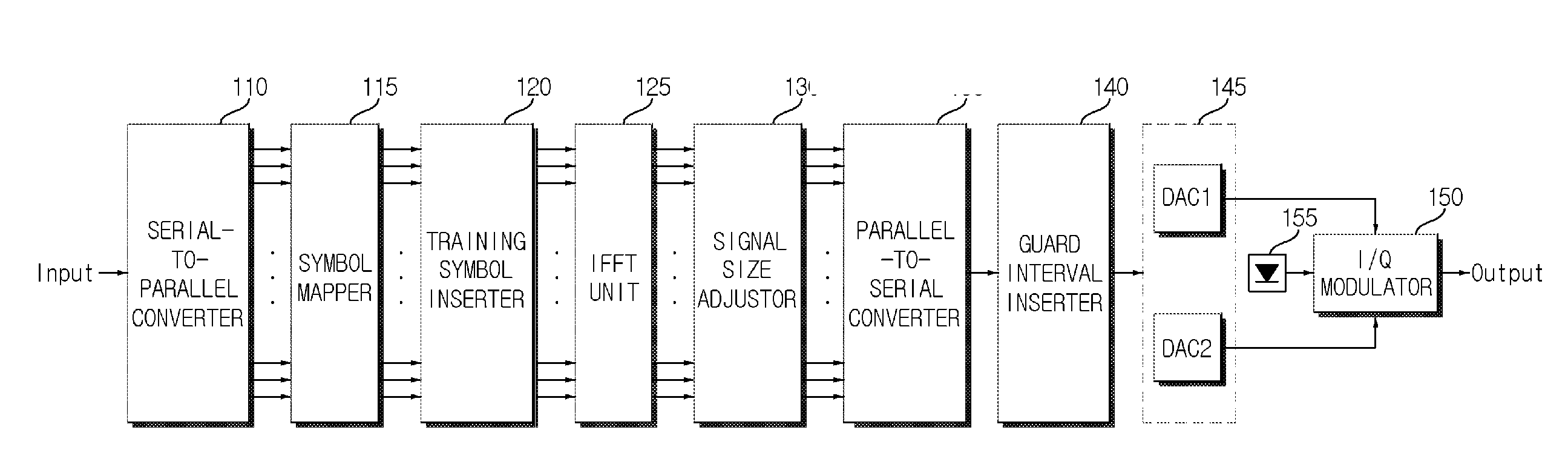 OFDM optical transmitter and transmission method, and OFDM optical receiver and reception method