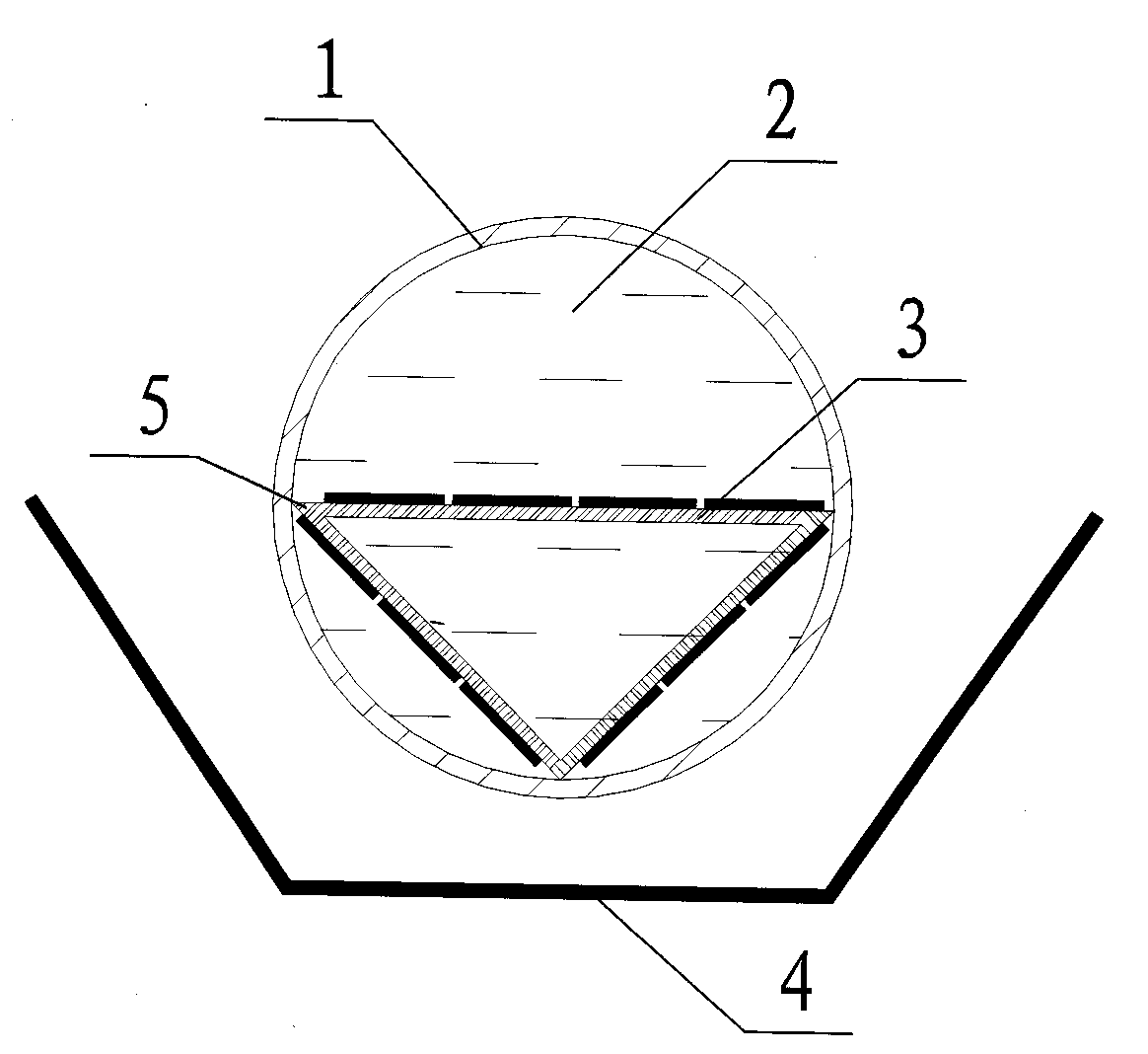 Photovolatic concentrating receiver with secondary baffle board