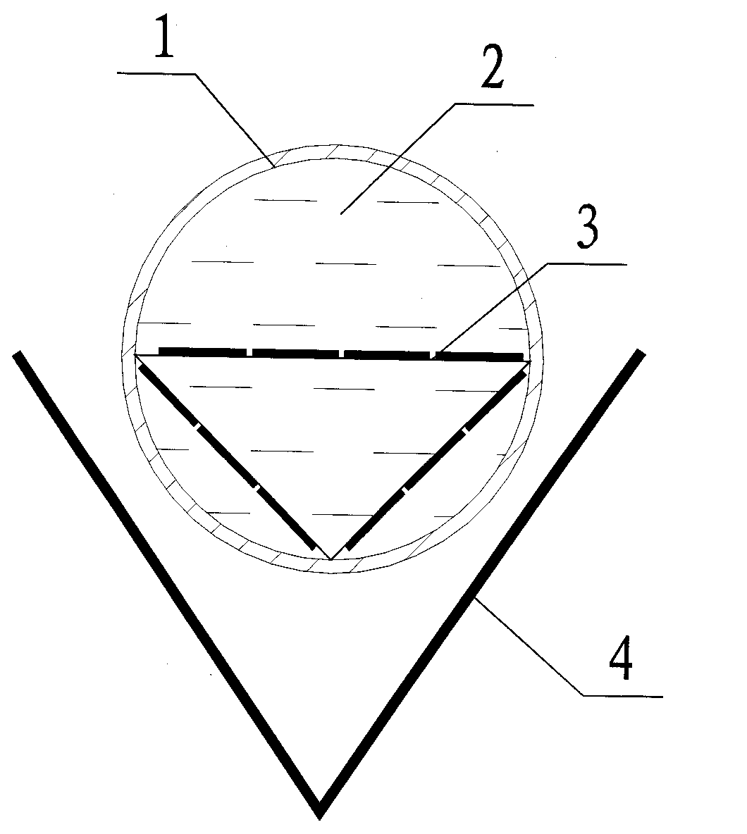 Photovolatic concentrating receiver with secondary baffle board