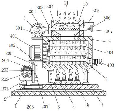 Automatic resin mixing system