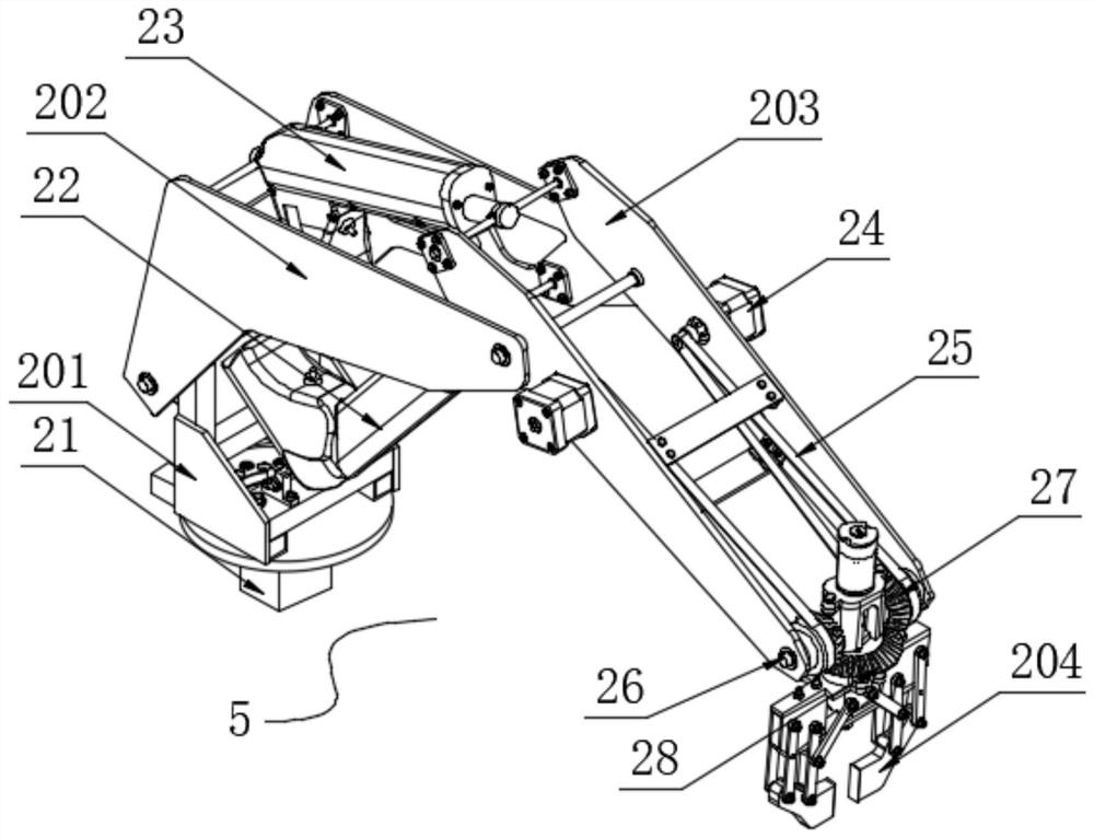 Manipulator for automatic casting production line