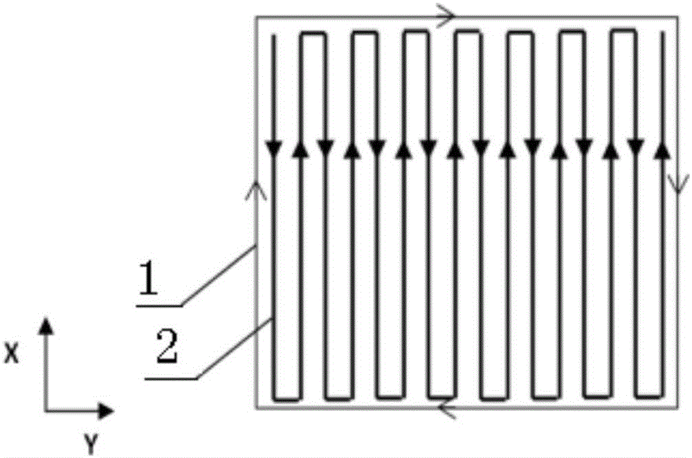 Metal laser selective melting method